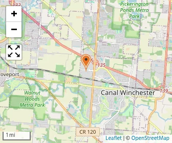 Map of The Learning Spectrum Ltd - Canal Winchester