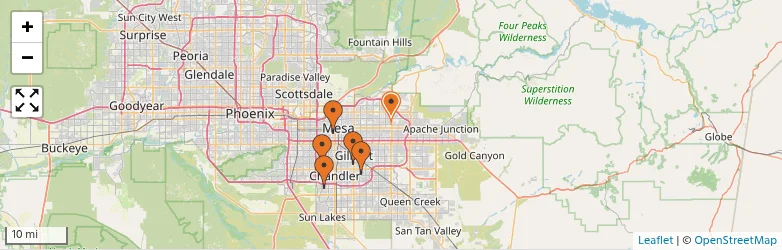 Related schools map