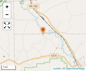 Map of Pine Grove Amish School