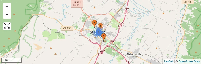 Related schools map