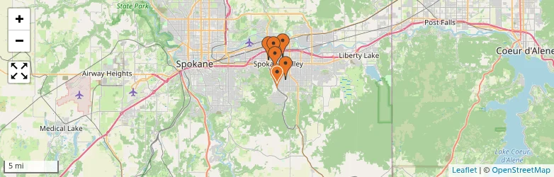 Related schools map
