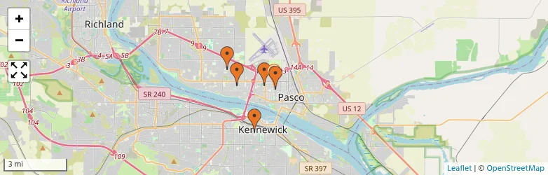 Related schools map