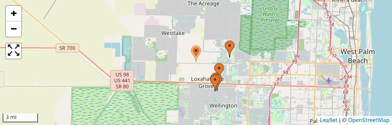 Related schools map