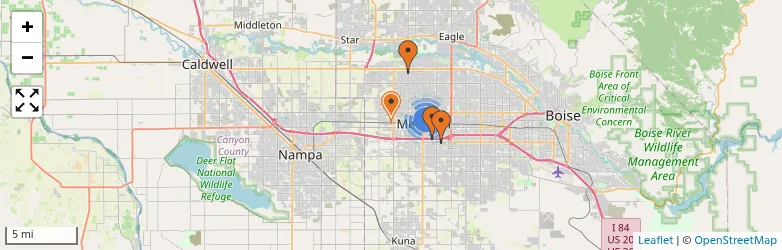Related schools map