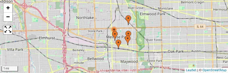 Related schools map