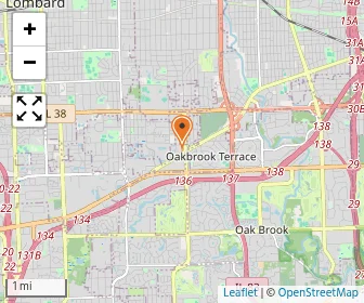 Map of The Gardner School Of Oakbrook Terrace