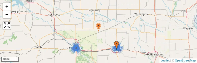 Related schools map