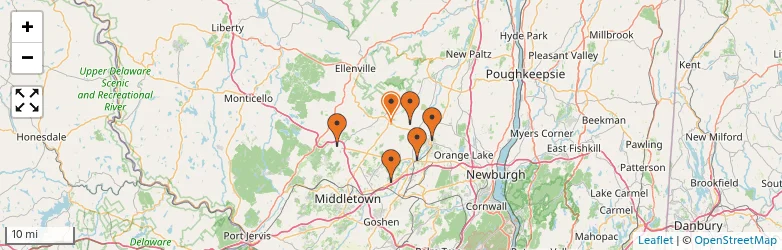 Related schools map