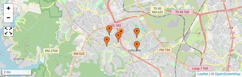 Related schools map