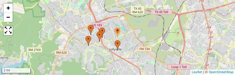 Related schools map