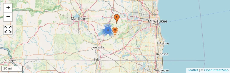 Related schools map