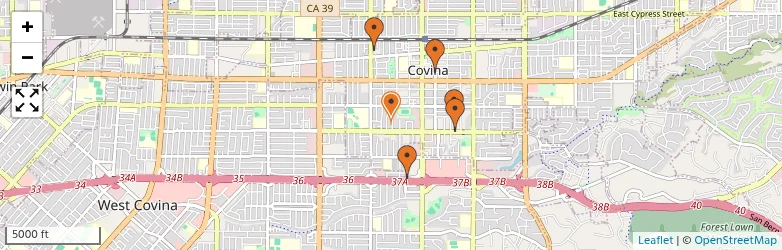 Related schools map