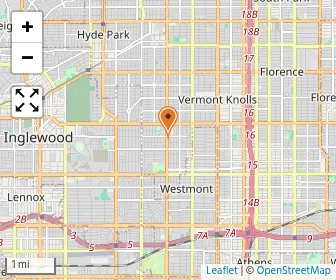 Map of Muhammad University Of Islam - Los Angeles