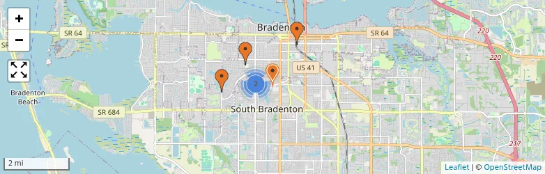Related schools map