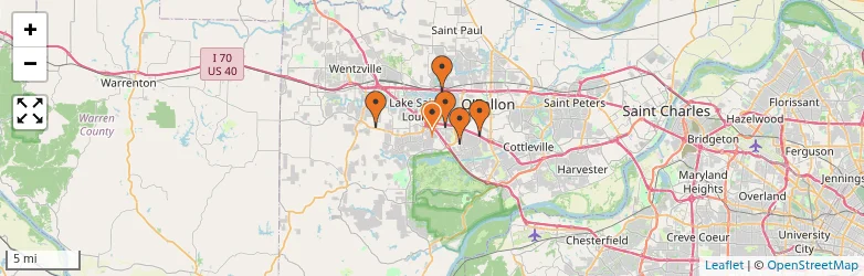 Related schools map