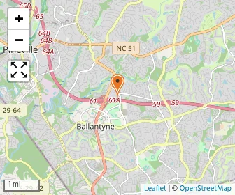 Map of Fusion Charlotte
