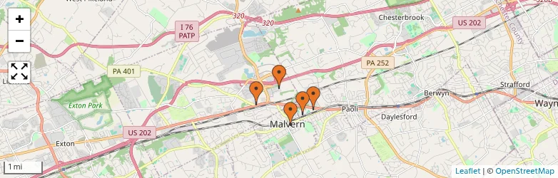 Related schools map