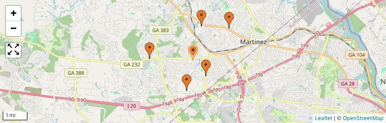Related schools map
