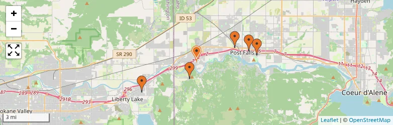 Related schools map