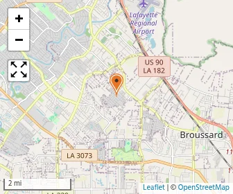Map of Episcopal School Of Acadiana