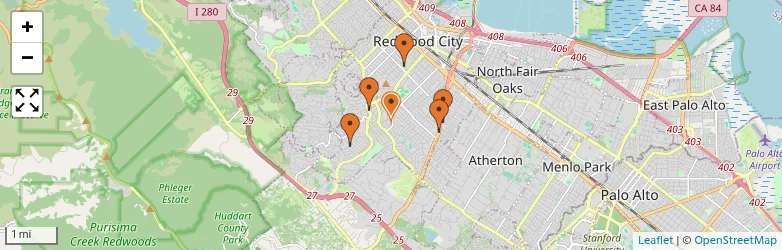 Related schools map