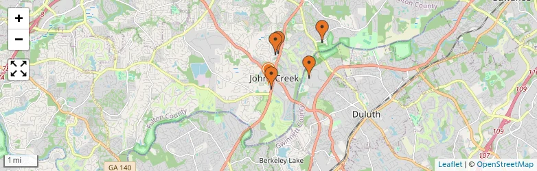 Related schools map