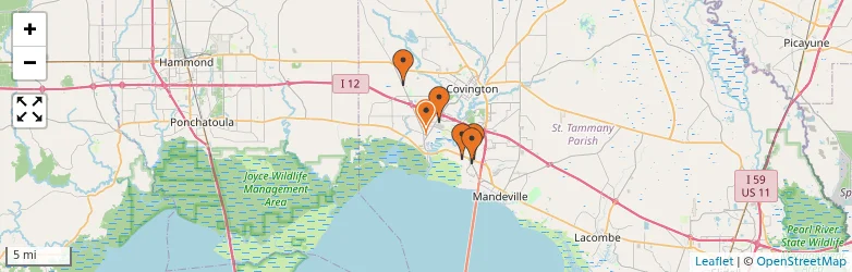 Related schools map