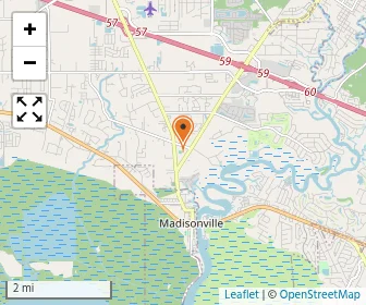 Map of Lake Castle Madisonville