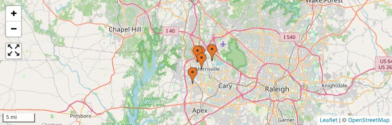Related schools map
