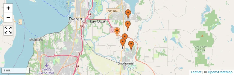 Related schools map
