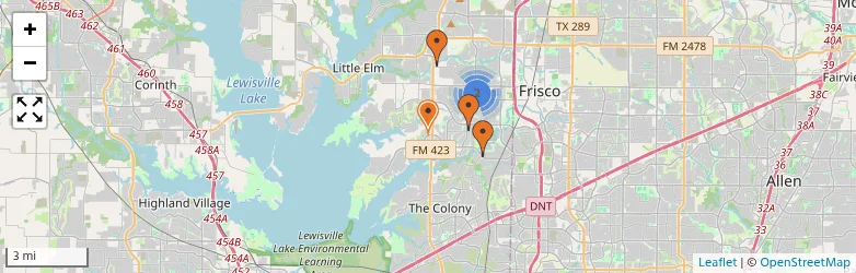 Related schools map
