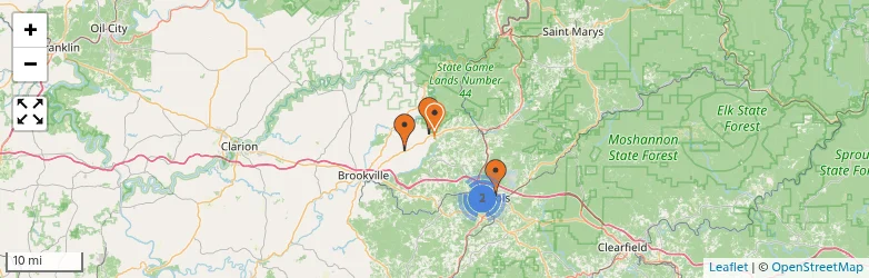 Related schools map