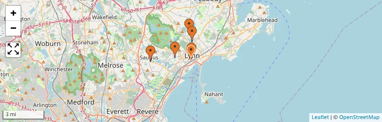 Related schools map