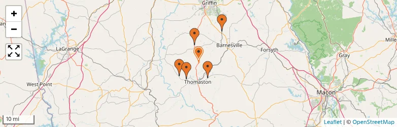 Related schools map