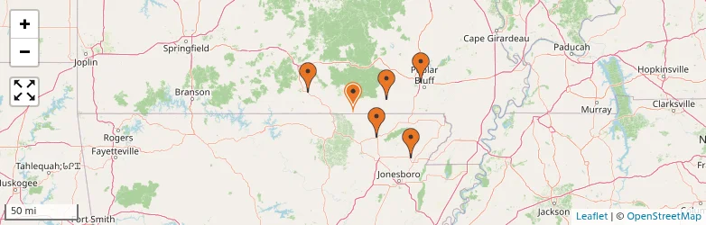 Related schools map