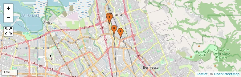 Related schools map