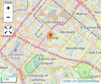 Map of LePort Montessori School Irvine Westpark
