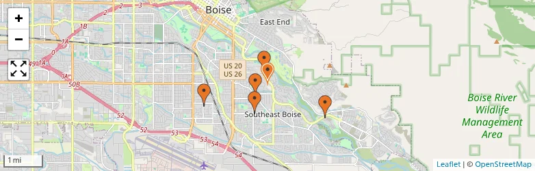Related schools map