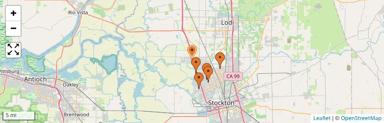 Related schools map