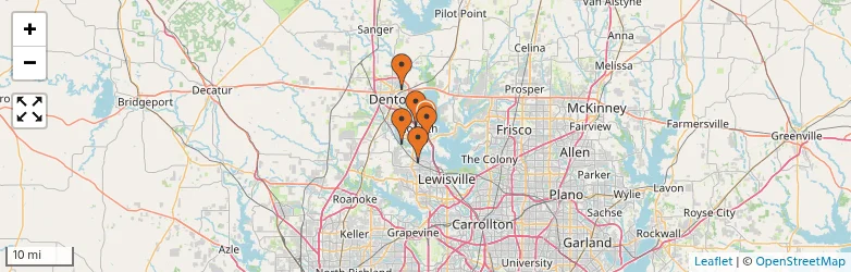 Related schools map