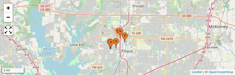 Related schools map