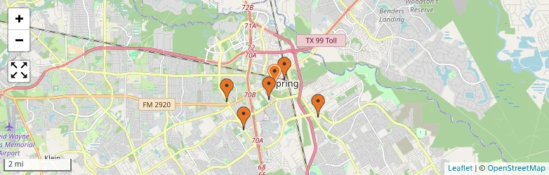 Related schools map