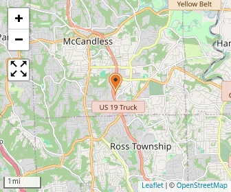 Map of McCandless KinderCare