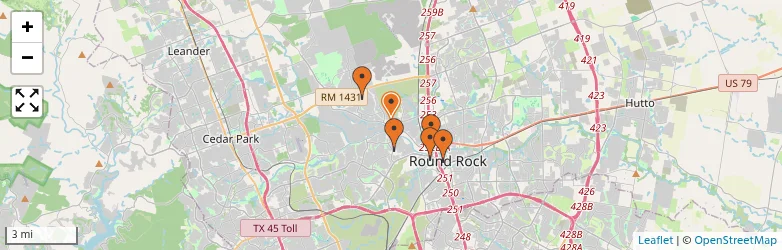 Related schools map