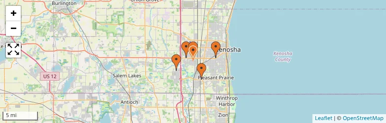 Related schools map