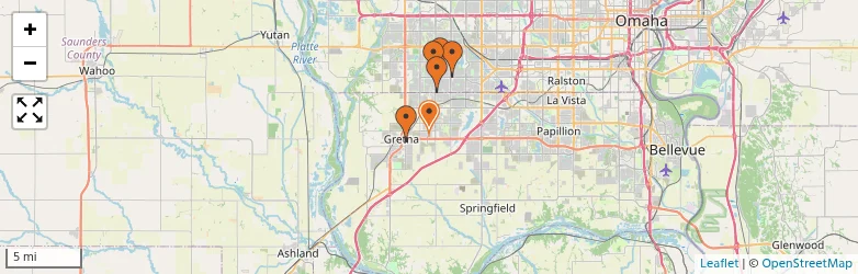 Related schools map