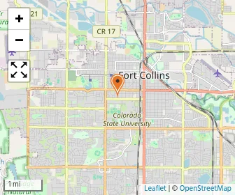 Map of Fort Collins KinderCare