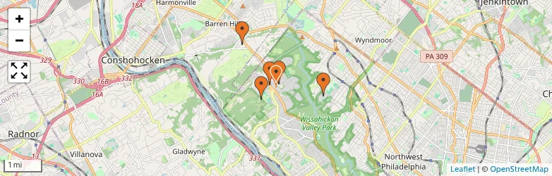 Related schools map