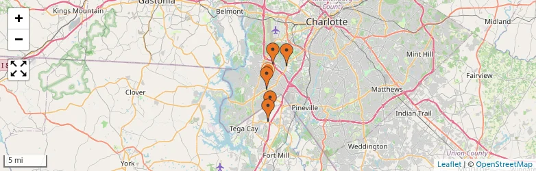 Related schools map