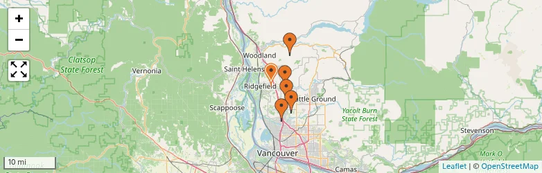 Related schools map